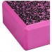 Блок для йоги 23 × 15 × 8 см, 120 г, цвет розовый
