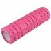 Роллер для йоги, массажный, 45 х 14 см, цвет розовый