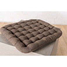 Подушка для йоги «БИО», 50х50 см, цвет коричневый