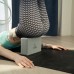 Блок для йоги, 23 × 15 × 8 см, 180 г, цвет серый