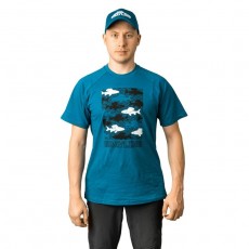 Футболка GRAYLING Fishes, цвет синий, ткань хлопок, размер XL