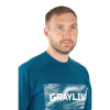 Футболка GRAYLING Riverbad, хлопок, синий, р-р L