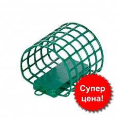 Кормушка-сетка металлическая Allvega Агидель, размер 60 мл, 20 г, зеленая