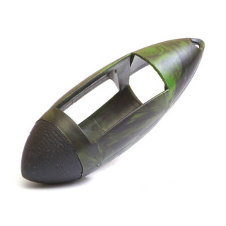 Груз-кормушка пластиковая X-FEEDER PL CAMO BULLET WINDOW M, цвет камо, 70 г, 35 мл