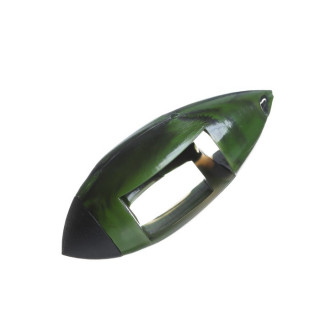 Груз-кормушка пластиковая X-FEEDER PL CAMO BULLET WINDOW M, цвет камо, 90 г, 35 мл