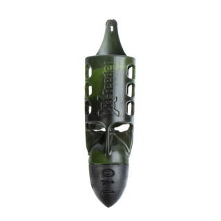 Груз-кормушка пластиковая X-FEEDER PL CAMO BULLET FLYING-2 M, цвет камо, 110 г, 32 мл