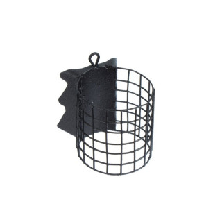 Груз-кормушка металлическая X-FEEDER ME ALLIGATOR M GRID, цвет Matt Black, 80 г, 35 мл