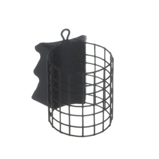 Груз-кормушка металлическая X-FEEDER ME ALLIGATOR M GRID, цвет Matt Black, 90 г, 35 мл