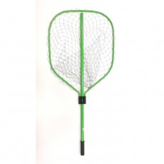 Подсачник «Квадрат», теннисная струна, матовый, d=55 см, 195 см, цвет зелёный