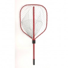 Подсачник «Квадрат», теннисная струна, d=55 см, 195 см, цвет красный