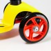 Самокат детский складной Тачки, колёса PU 120/80 мм, ABEC 7, цвет желтый