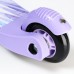 Самокат детский складной Холодное сердце, колёса PU 120/80 мм, ABEC 7, цвет фиолетовый