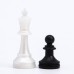 Шахматные фигуры обиходные, пластик, король h-7 см, d-2.7 см, пешка h-4 см, d-2.5 см