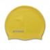 Шапочка для плавания Atemi SC107, силикон, жёлтая