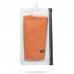 Шапочка для плавания ATEMI LC-08, силикон, для длинных волос, цвет оранжевый