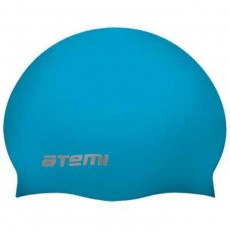 Шапочка для плавания Atemi SC303, силикон, цвет голубой