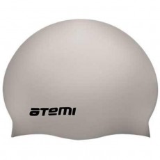 Шапочка для плавания Atemi SC109, силикон, цвет серебро