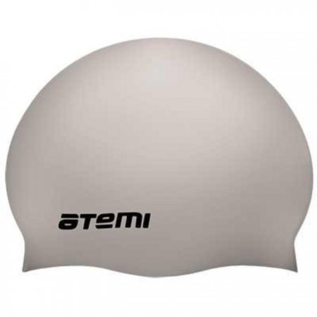 Шапочка для плавания Atemi SC109, силикон, цвет серебро