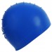 Шапочка для плавания, резиновая, для взрослых, обхват головы 54-60, цвета МИКС