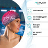 Шапочка для плавания взрослая, тканевая, обхват 54-60 см
