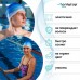 Шапочка для плавания взрослая ONLYTOP Swim, тканевая, обхват 54-60 см