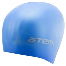 Шапочка для плавания Atemi RC302, силикон, цвет синий