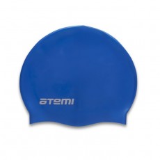 Шапочка для плавания Atemi SC302, силикон, цвет синий