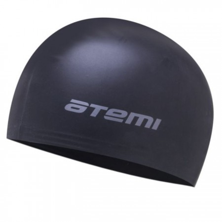 Шапочка для плавания Atemi TC301, детская, тонкий силикон, цвет чёрный