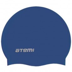 Шапочка для плавания Atemi SC102, силикон, цвет синий