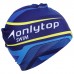 Шапочка для плавания взрослая ONLYTOP Swim, тканевая, обхват 54-60 см, цвет синий