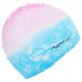 Шапочка для плавания взрослая ONLYTOP Swim, силиконовая, обхват 54-60 см, цвета микс