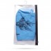 Шапочка для плавания Atemi PU 302, тканевая с полиуретановым покрытием, цвет голубой, принт