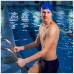 Шапочка для плавания взрослая, резиновая, обхват 54-60 см, цвет тёмно-синий