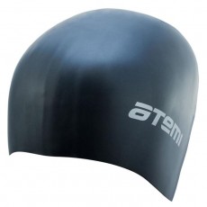 Шапочка для плавания Atemi RC303, силикон, цвет чёрный