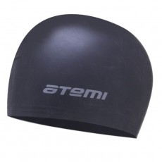 Шапочка для плавания Atemi, TC409, тонкий силикон, цвет чёрный