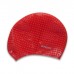 Шапочка для плавания Atemi BS40, силикон, цвет красный