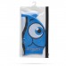 Шапочка для плавания Атеми FC105, силикон детская, рыбка, цвет голубой