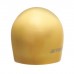 Шапочка для плавания Atemi RC306, силикон, цвет золотистый