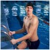 Шапочка для плавания ONLYTOP SWIM взрослая, цвет черный, тканевая, обхват 54-60 см