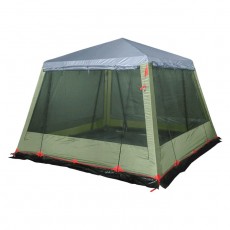 Палатка-шатер BTrace Grand, однослойная, четыре входа, цвет зелёный