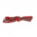 Шнурки для обуви, пара, плоские, со светоотражающей полосой, 10 мм, 70 см, цвет красный