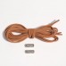 Шнурки для обуви, пара, круглые, с фиксатором, эластичные, d = 5 мм, 100 см, цвет коричневый