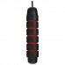 Скакалка для фитнеса скоростная с подшипником 280 см, цвет чёрный/красный