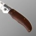 Нож складной "Бирюк" сталь 65х13, рукоять - дерево, 21 см