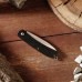 Нож складной "Гермес", ручка пластик черн., без фиксатора 16*2см