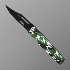 Нож складной "Снайпер", ручка металл, 8 см, без фиксатора, 18,5*2,2см