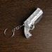 Нож складной, брелок "Револьвер" 9,5 см, микс, рукоять пластик