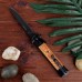 Нож складной "Сумрак - паутина" сталь - 65х13, рукоять - дерево, 23 см