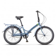 Велосипед 24" Stels Pilot-770, V010, цвет серый/зелёный, размер 14"