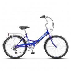 Велосипед 24" Stels Pilot-750, Z010, цвет синий, размер 14"